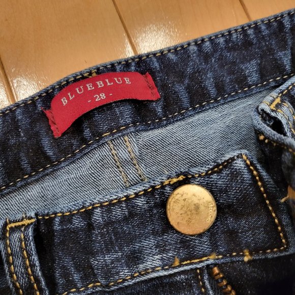 Blue Blue Skinny Jeans Made in Korea Size 28 - Picture 2 of 3